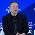 XAI and SpaceX logos merging, symbolizing the acquisition and integration of the two companies.