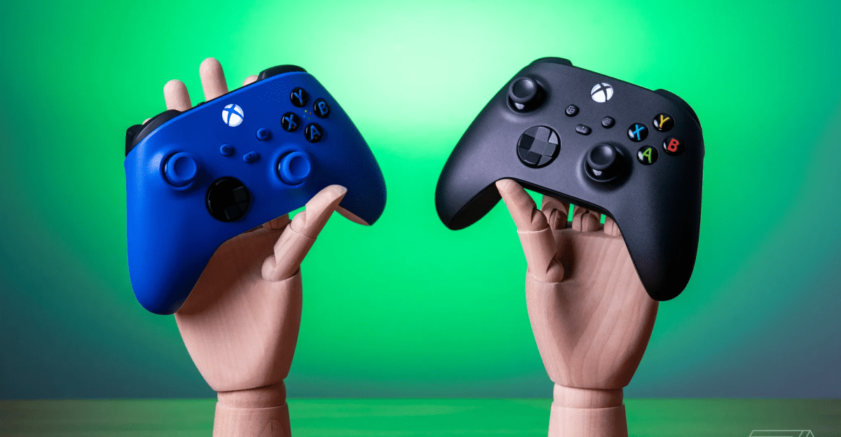 Xbox Leadership Shake-Up: Microsoft Assures No Game Studio Layoffs Amidst Industry Turmoil 3 Xbox logo with a backdrop of game development studio tools, symbolizing stability amidst change.