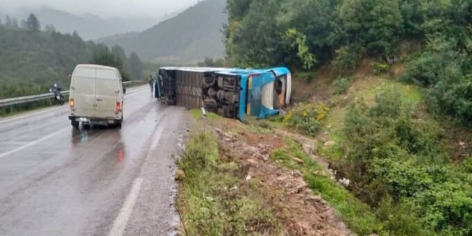 accident autocar Essaouira