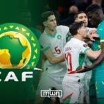 Moroccan football fans celebrating in the streets after the AFCON 2025 ruling.