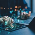 The Solo Entrepreneur's Secret Weapon: 7 AI-Powered Hacks to Automate 90% of Your Business 6 A solopreneur looking relaxed while a team of abstract digital AI agents work autonomously on various business tasks on a screen, symbolizing efficiency and automation.