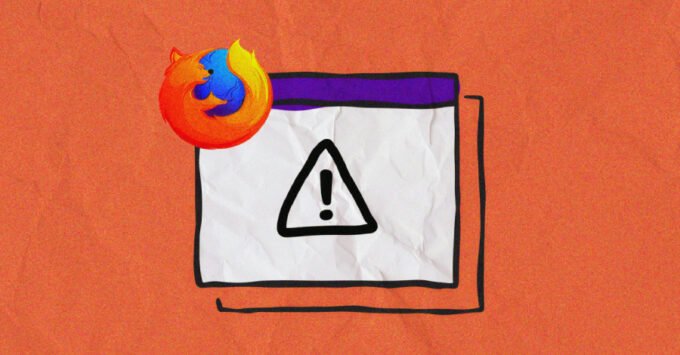 An abstract representation of AI code analysis, with a Firefox logo in the background, symbolizing artificial intelligence detecting vulnerabilities.