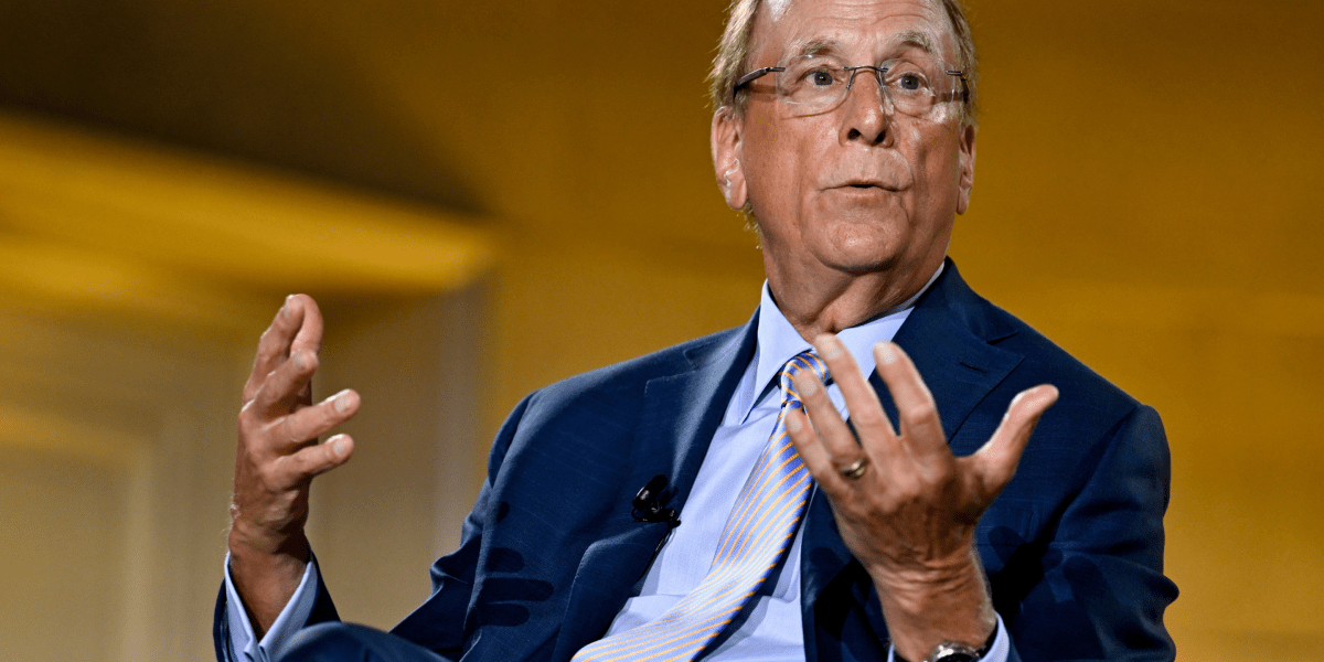 BlackRock CEO Larry Fink discussing the future of the job market and AI's influence on Gen Z graduates