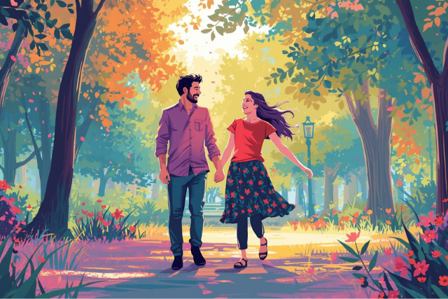 A woman confidently looking forward, symbolizing self-empowerment and choosing her path in love.