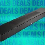 Bose Smart Soundbar with compact design under a TV