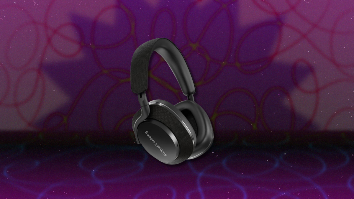 Bowers & Wilkins Px7 S2 ANC headphones in a sleek black finish
