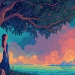 Forging My Own Path: From Abandonment to Authentic Living 8 A solitary figure standing on a path, looking towards a bright horizon, symbolizing resilience and self-discovery after childhood abandonment.