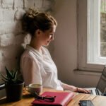 A stylized brain illustration with glowing neural connections, representing enhanced cognitive function from citicoline.