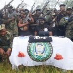 Image illustrant le conflit anglophone au Cameroun, avec le logo Ambazonia Communication Network.