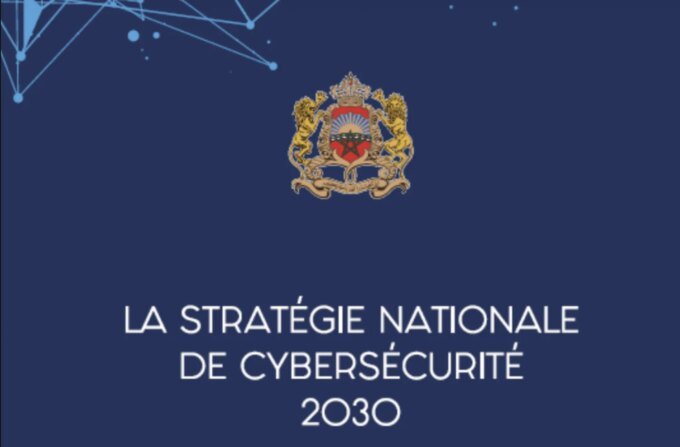 Illustration de la cybersécurité au Maroc, avec des éléments symbolisant la protection numérique et la souveraineté.