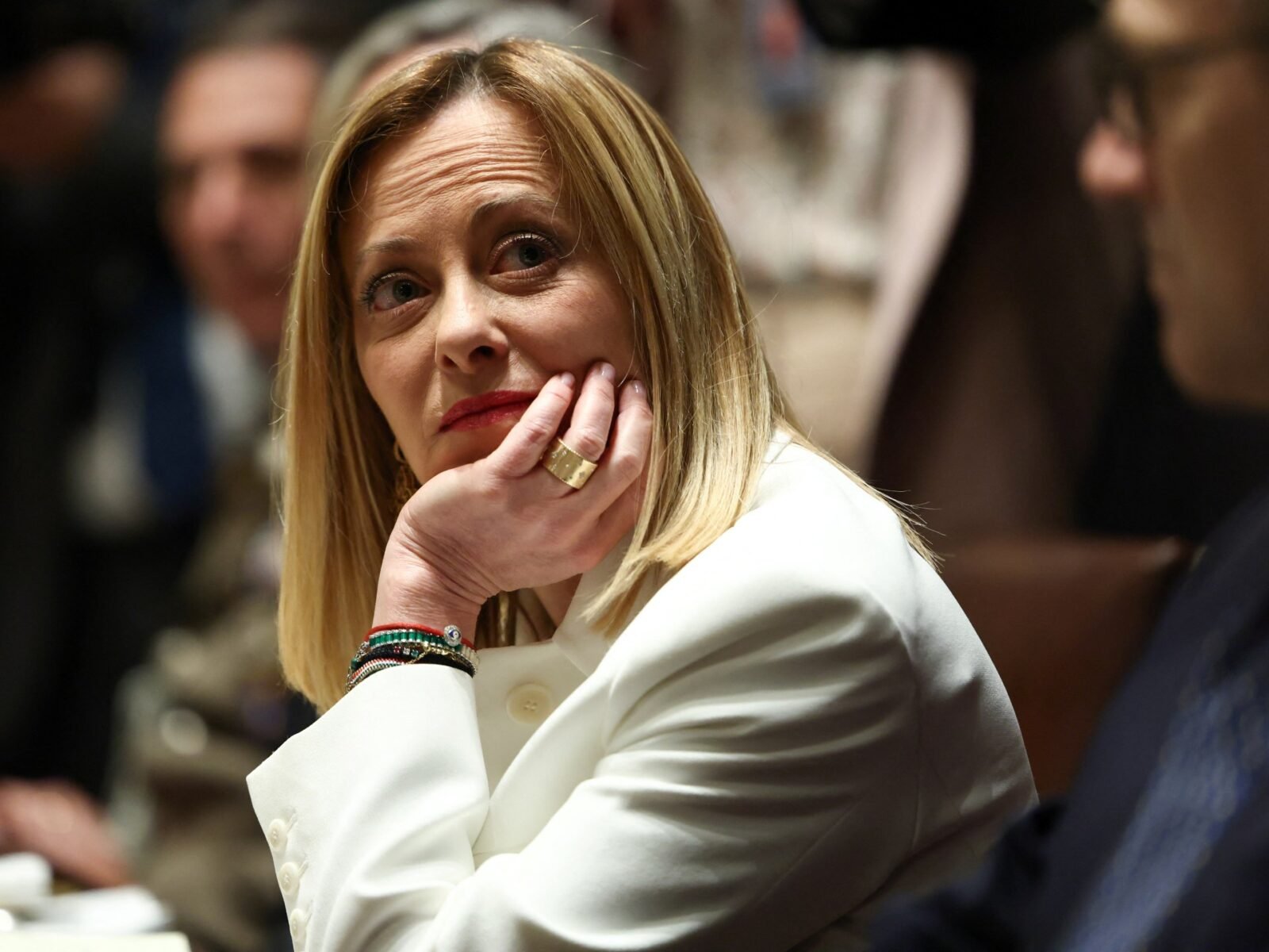 صورة لرئيسة الوزراء الإيطالية جورجيا ميلوني