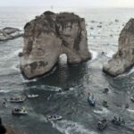 خريطة توضح منطقة الخليج العربي ومضيق هرمز مع رموز للتوترات العسكرية