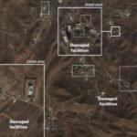 صور أقمار صناعية تظهر الدمار الواسع في منشآت الصواريخ الباليستية الإيرانية بعد الضربات الجوية الأخيرة.