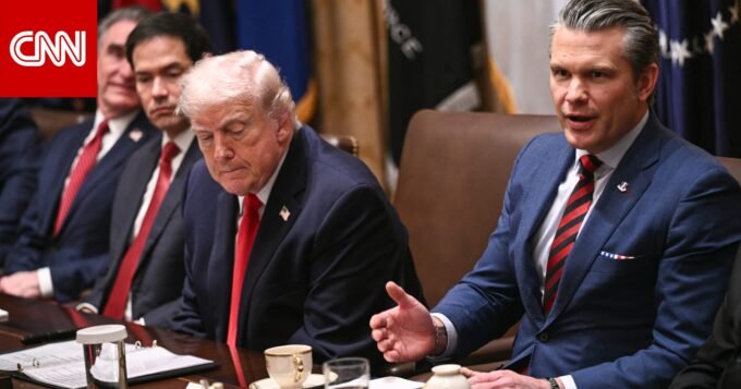 وزير الدفاع الأمريكي بيت هيغسيث يتحدث عن الضربات على إيران