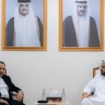 قطر تستدعي السفير الإيراني احتجاجاً على استهداف أراضيها وتصفه بـ"تصرف طائش" 4 صورة لعلمي قطر وإيران أو مبنى وزارة الخارجية القطرية