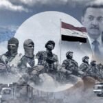 صورة تعبيرية عن التوترات الأمنية في العراق، تظهر قوات أمنية أو رموز للصراع بين الدولة والفصائل المسلحة.