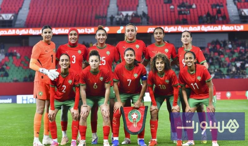 انتصار باهر لـ"لبؤات الأطلس" على كاب فيردي بثلاثية نظيفة في لقاء ودي بالرباط 3 صورة لاعبات المنتخب المغربي النسوي يحتفلن بالفوز على كاب فيردي في ملعب مولاي الحسن.