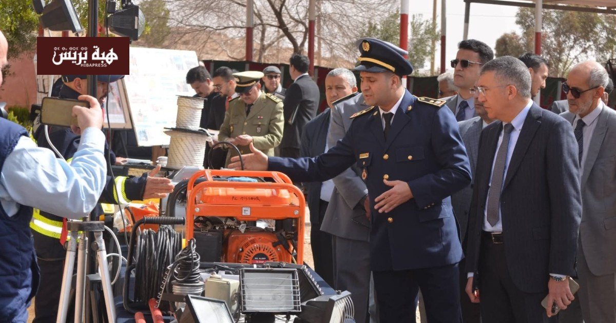 عناصر الوقاية المدنية بميسور خلال عروض تطبيقية في اليوم العالمي للوقاية المدنية