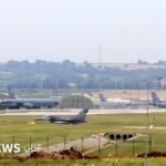 صورة جوية لقاعدة إنجرليك الجوية تظهر جزءًا من منشآتها العسكرية.