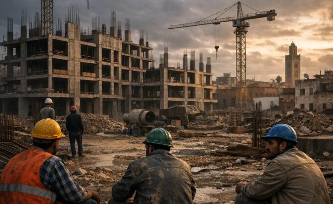 صورة بانورامية لمدينة تازة تبرز تحديات التنمية الحضرية والاستثمار.