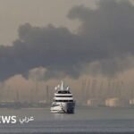 صورة لميناء جبل علي في دبي، رمز للاستقرار الاقتصادي في الخليج، في ظل التوترات الإقليمية المتصاعدة.