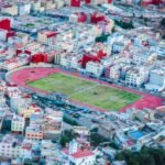 صورة للمركب التجاري بأزغنغان خلال عملية التحقيق في الخروقات