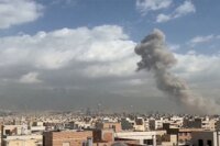 خريطة الشرق الأوسط تظهر مناطق النزاع مع تصاعد التوترات العسكرية بين القوى الإقليمية والدولية.