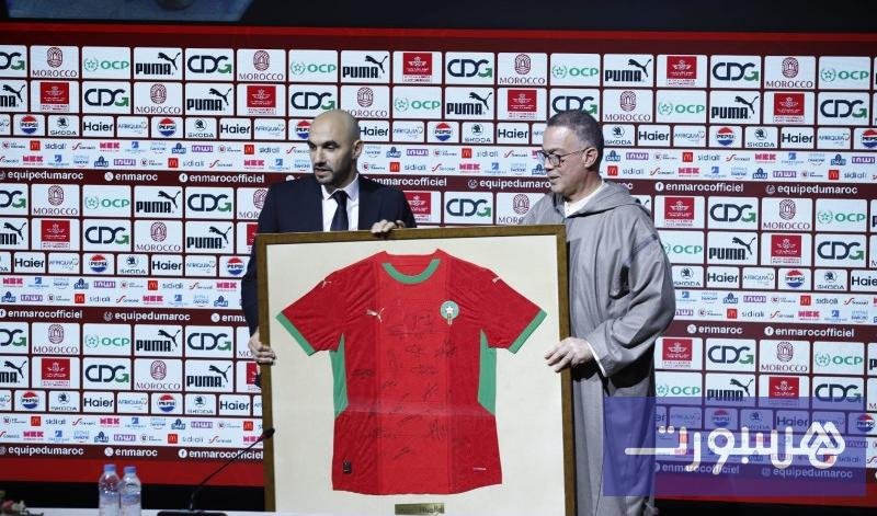 تكريم الركراكي، فوزي لقجع، المنتخب المغربي، إنجاز المونديال، محمد وهبي