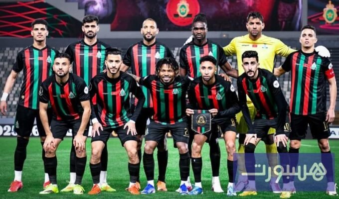 صورة لفريقي الجيش الملكي ونهضة بركان في منافسات دوري أبطال إفريقيا