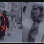 سيدة تظهر في فيديو متداول على منصات التواصل الاجتماعي في مدينة برشيد، المغرب