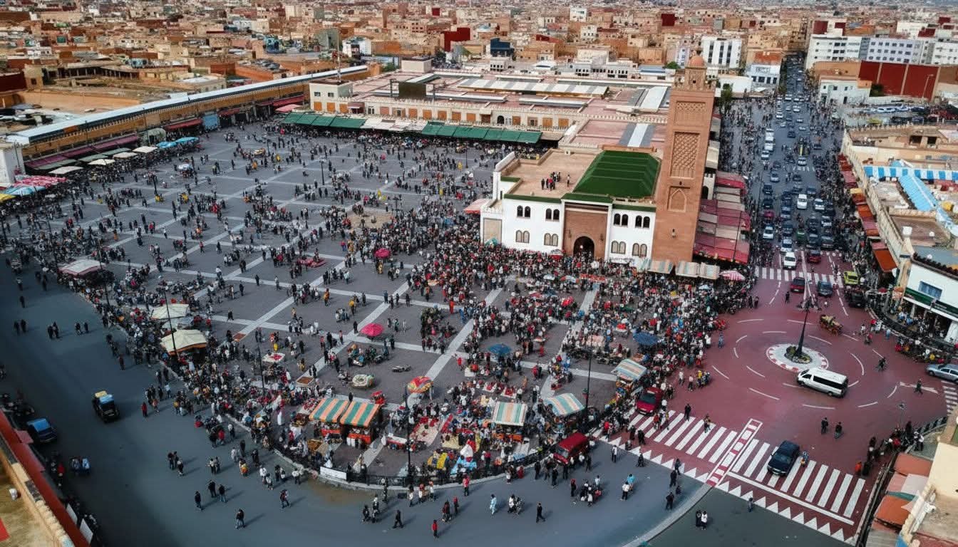 صورة تعبيرية لشعار حزب الأصالة والمعاصرة في مدينة وجدة، تعكس التحديات الداخلية التي يواجهها الحزب.