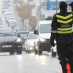 صورة توضيحية لأمطار رعدية وغبار في سماء الأردن