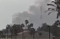 مصفاة رأس تنورة التابعة لأرامكو السعودية بعد تعرضها لهجوم بطائرة مسيرة