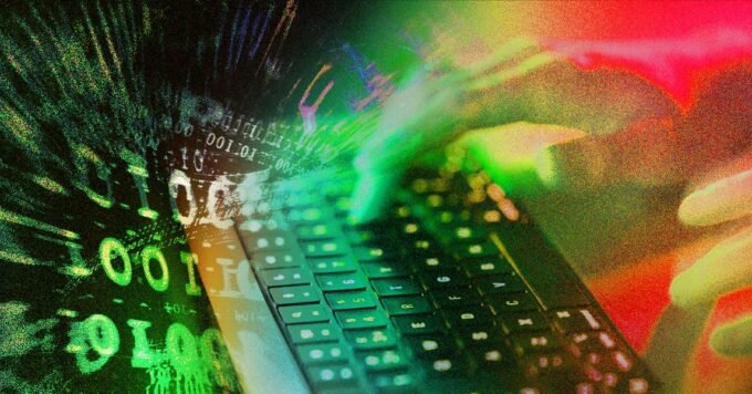 Navigating the Digital Underbelly: Your Guide to Dark Web Monitoring and Data Protection 5 Illustration of digital data flowing into a secure monitoring system, representing dark web monitoring.