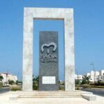 Vue aérienne de Saidia, la perle bleue du Maroc, avec ses plages et la mer Méditerranée.