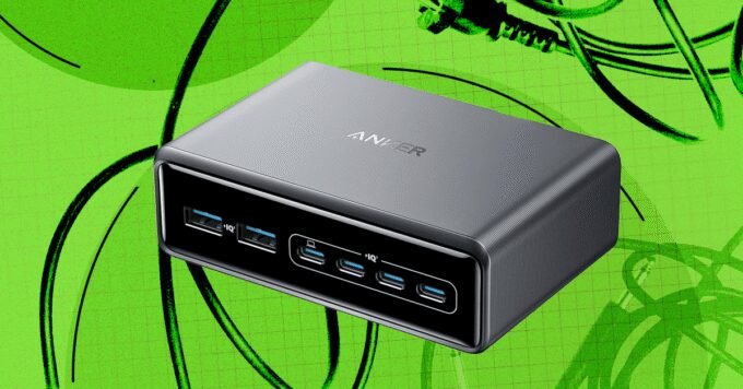 A neatly organized desk with cables managed and hidden, showcasing a clean and efficient workspace.