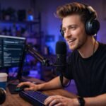 Abstract representation of a hidden layer of internet infrastructure supporting global business operations