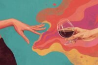 Person thoughtfully drinking water instead of alcohol, symbolizing Dry January and improved brain health.