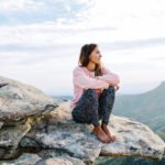 An older person meditating peacefully, symbolizing emotional regulation and brain health