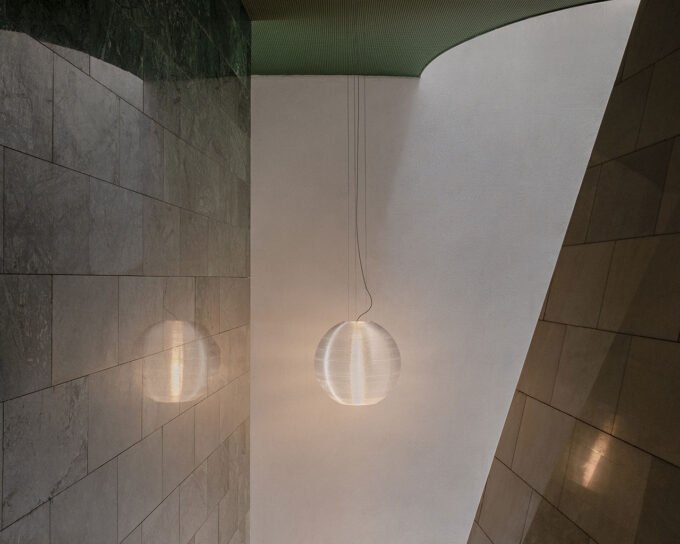 Faro Barcelona Tierra, Mar y Aire lighting collection by Héctor Serrano, featuring designs inspired by earth, sea, and air.