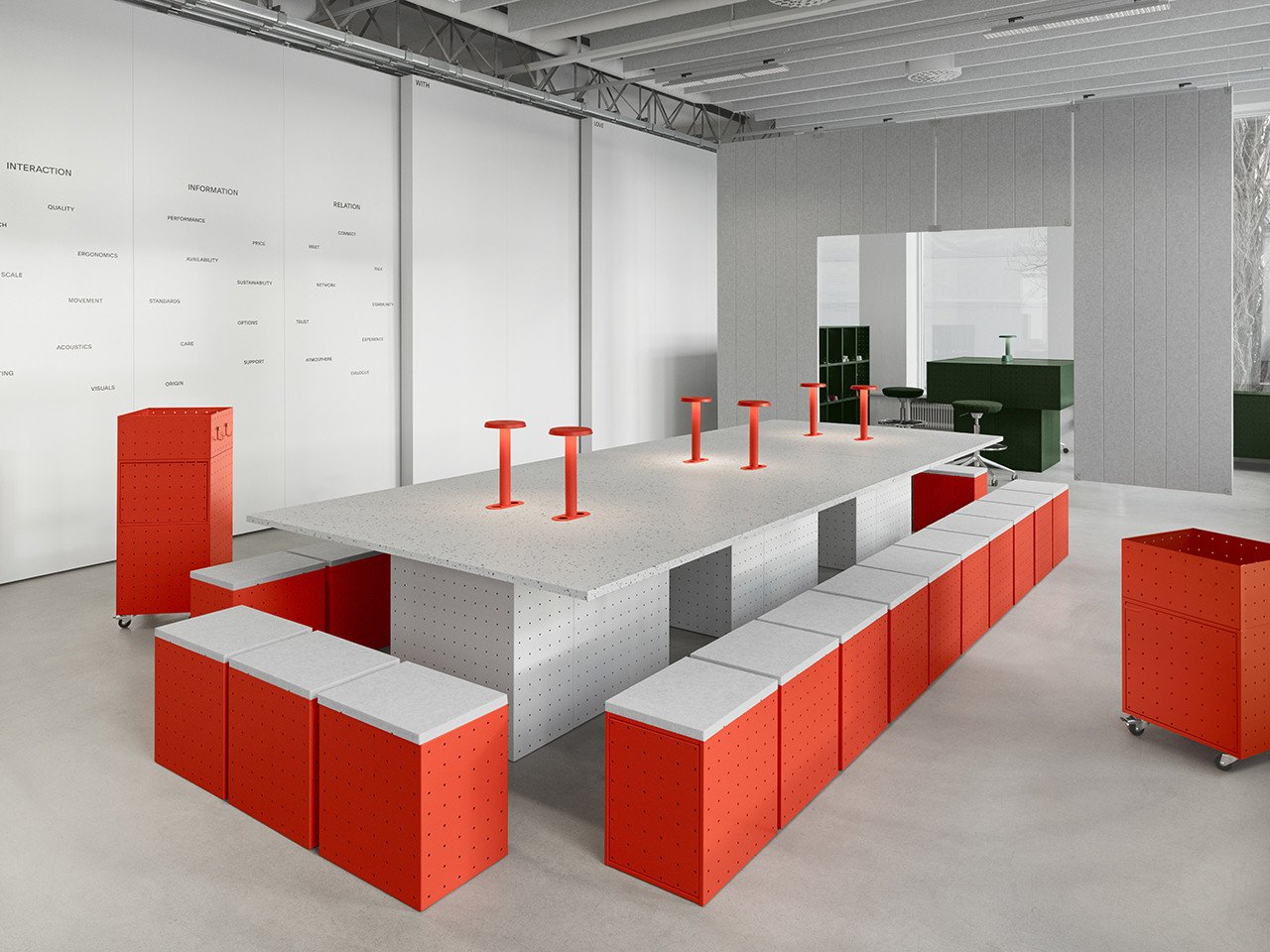 Interior view of Form Us With Love's Testing Grounds Showroom, showcasing collaborative design concepts.