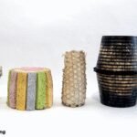 Rachel Linzer and Rolando Perez of OpenFung presenting fungal materials at Maker Faire Bay Area