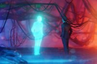 Artificial intelligence disrupting the traditional consulting industry, symbolizing a shift towards entrepreneurial careers.