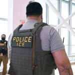 Airport Gridlock: Unpaid TSA Workers Incensed by ICE Deployment Amid Shutdown 8 Long lines of frustrated travelers at an airport security checkpoint, with uniformed TSA and ICE agents visible.