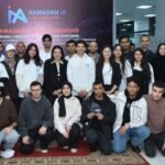 La ministre de la Transition numérique, Amal El Fallah Seghrouchni, en compagnie des lauréats du Hackathon RamadanIA à Tanger, célébrant l'innovation marocaine en intelligence artificielle.
