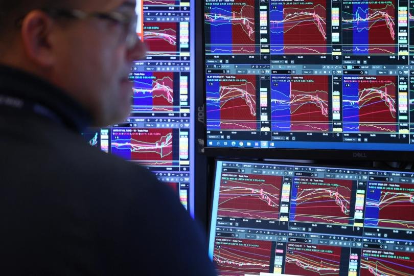 Institutional investors exploring yield-generating strategies in the cryptocurrency market, symbolized by digital assets and financial charts.