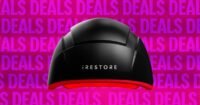 iRestore Elite Helmet and Battery for at-home hair growth treatment