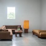 Jason Roskey, founder of Fern, showcasing his unique furniture and lighting designs