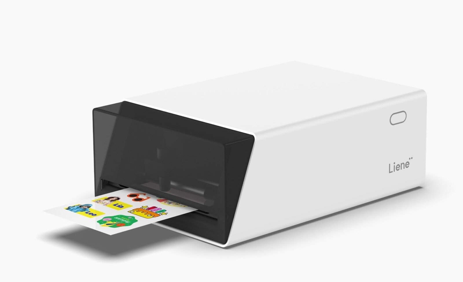 The Liene PixCut S1 portable sticker printer and cutter producing a vibrant, custom sticker.