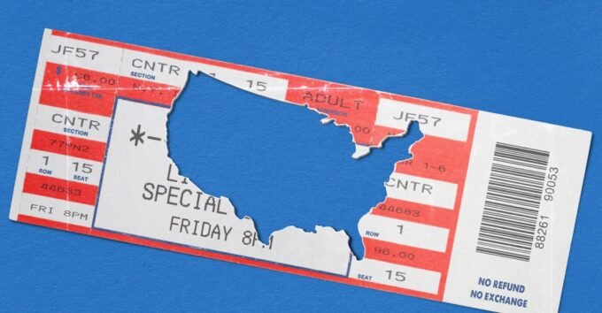 The 'Velvet Hammer' Returns: States Lead Renewed Antitrust Battle Against Live Nation 9 Courtroom illustration depicting the Live Nation-Ticketmaster antitrust trial, with legal documents and a gavel, symbolizing the 'velvet hammer' of legal action.